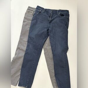 American Eagle Skinny Jeans Bundle in Blue and Gray